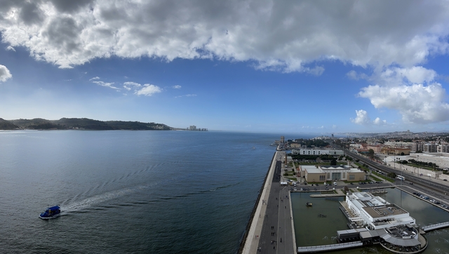 city view from Discoveries Monument