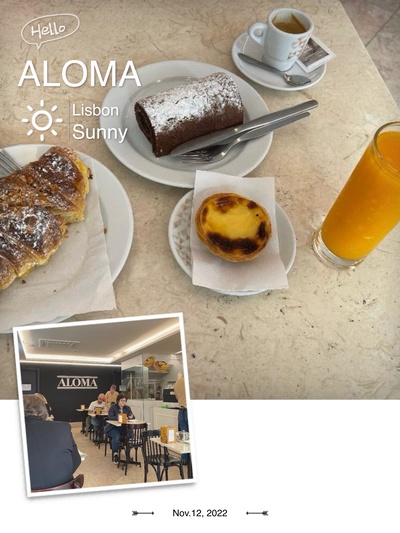 Lisbon Aloma breakfast