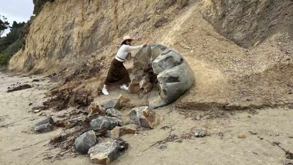 Moeraki boulders