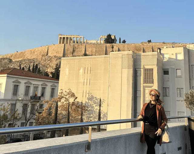 Remote view of Acropolis