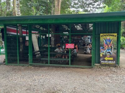 Manuel Antonio National Park - caged cafe