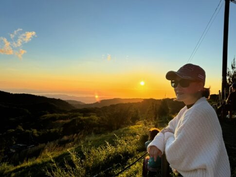 sunset at monteverde