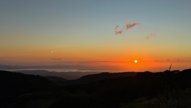 sunset at monteverde