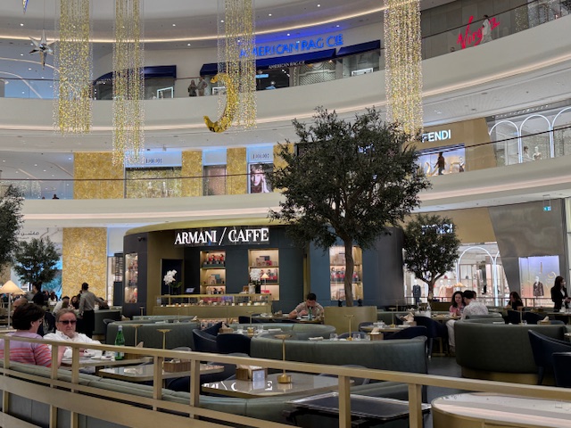 Dubai Mall Armani Caffe Interior 阿玛尼咖啡馆