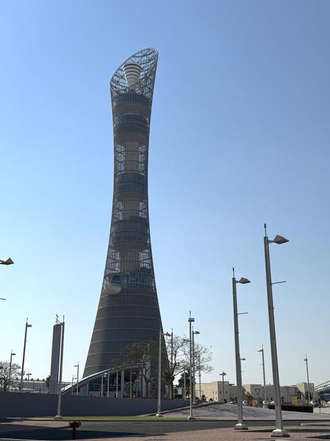 Doha Aspire Tower Tallest Landmark in Aspire Zone多哈亚斯派尔塔亚斯派尔园区内最高地标塔楼