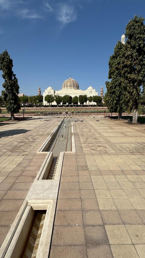 MuscatSultan Qaboos Grand MosqueMain Entrance Arch马斯喀特苏丹卡布斯大清真寺正门拱门
