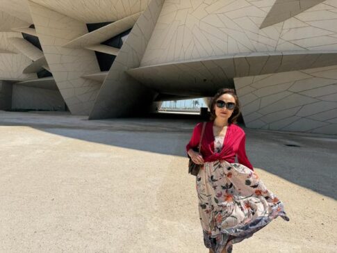 National Museum Breezy Corner 多哈国家博物馆风吹裙摆