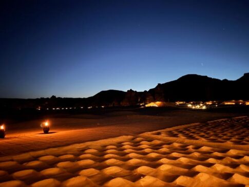 Desert night view 沙漠夜景