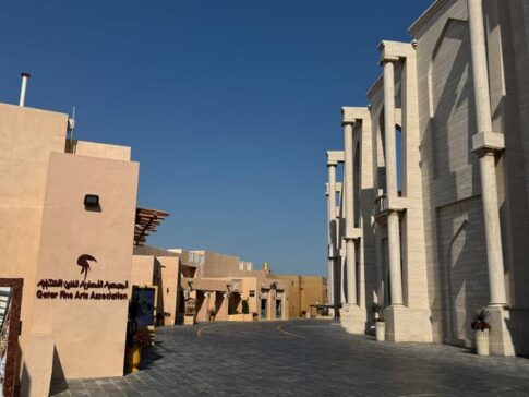 Doha Katara Arts Street多哈卡塔拉艺术街道一角