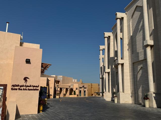 Doha Katara Arts Street多哈卡塔拉艺术街道一角