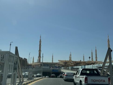 The Prophet’s Mosque in Medina 麦地那先知寺