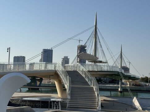 Doha Marina Stair Steps多哈海滨阶梯景观