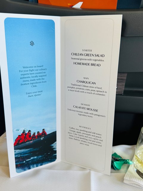 Airplain menu