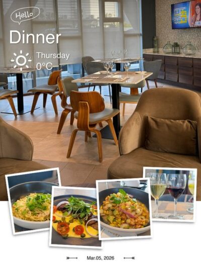 Courtyard Santiago Airport Dinner