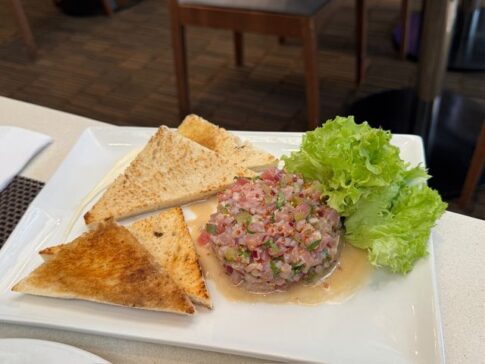 Dinner - tuna tartar