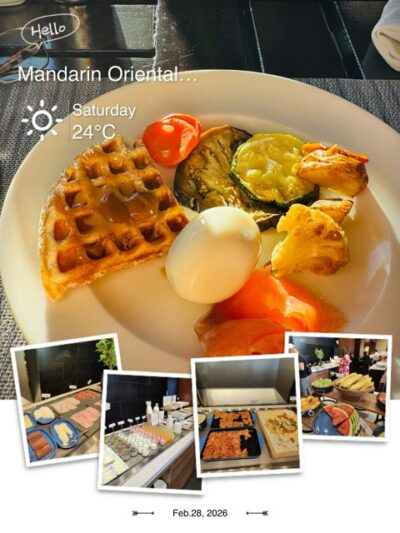 Mandarin Oriental Breakfast