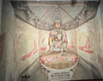 Yingxian Wooden Pagoda image in Shanxi Museum level 1 山西博物馆应县木塔图片第一层