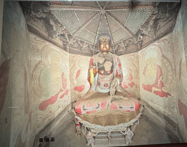 Yingxian Wooden Pagoda image in Shanxi Museum level 1 山西博物馆应县木塔图片第一层