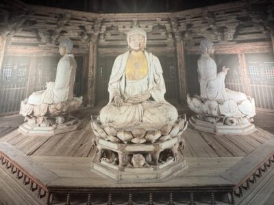 Yingxian Wooden Pagoda image in Shanxi Museum level 3 山西博物馆应县木塔图片第三层