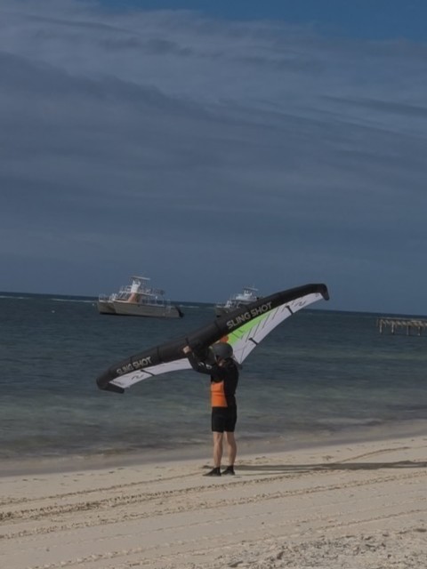 Wing Foiling - Practicing