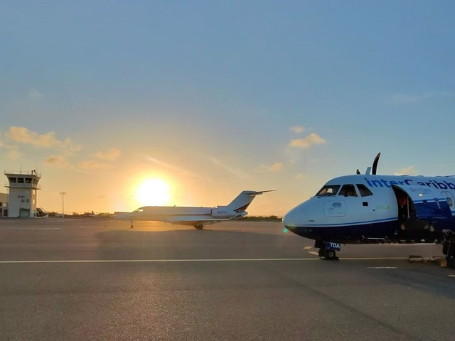 South Caicos Airport Runway Sunset