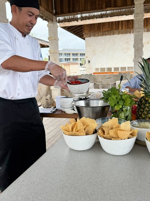 Conch Salad Making