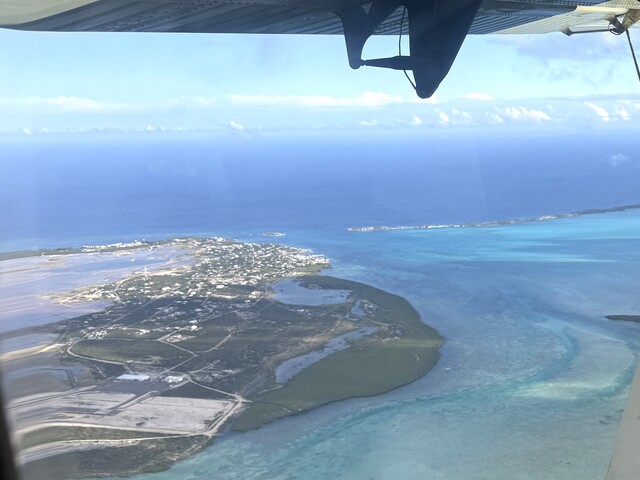 View from airplane