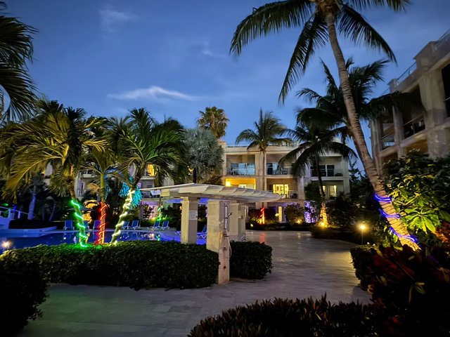 The Atrium Resort night scene